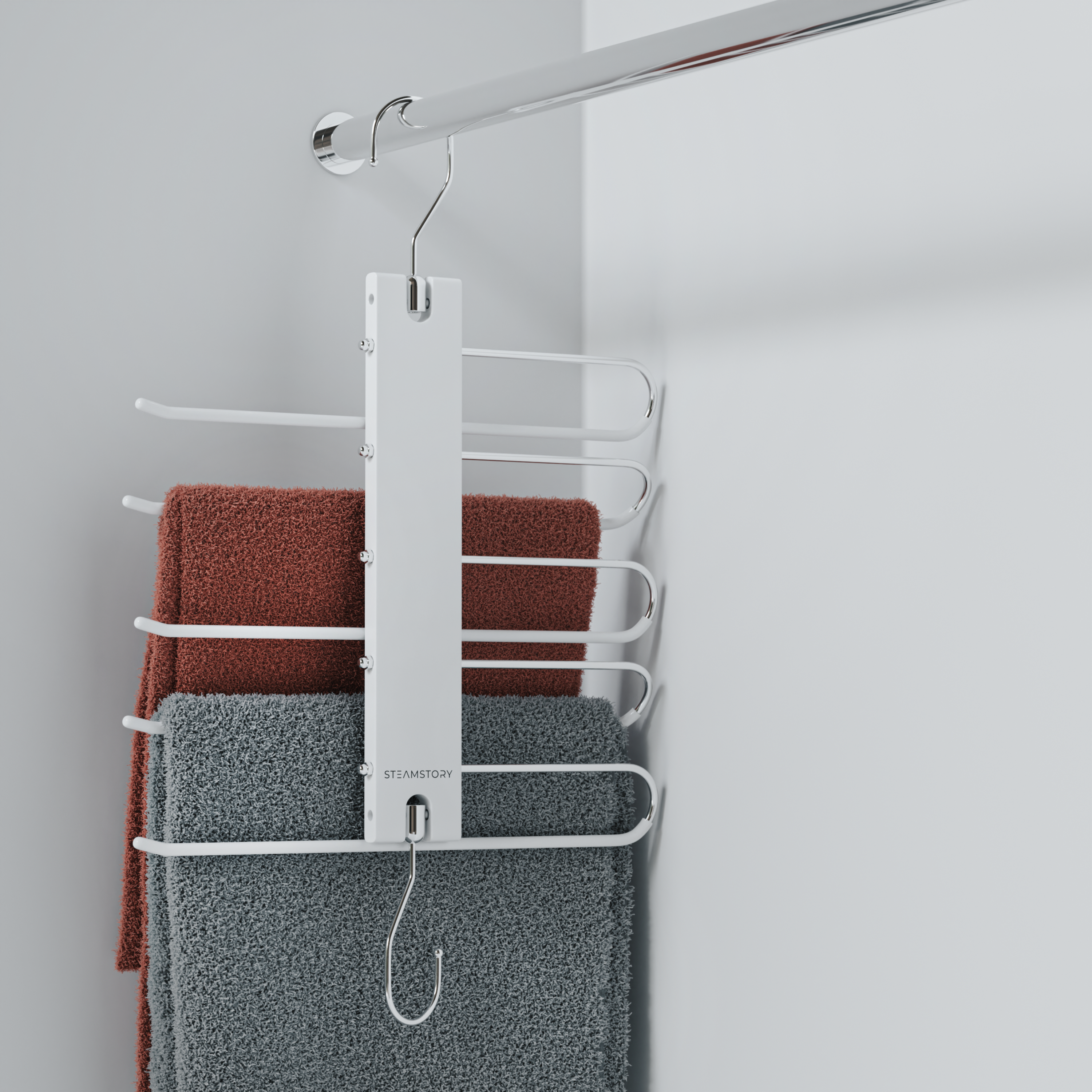 Space Saving Hanger - White