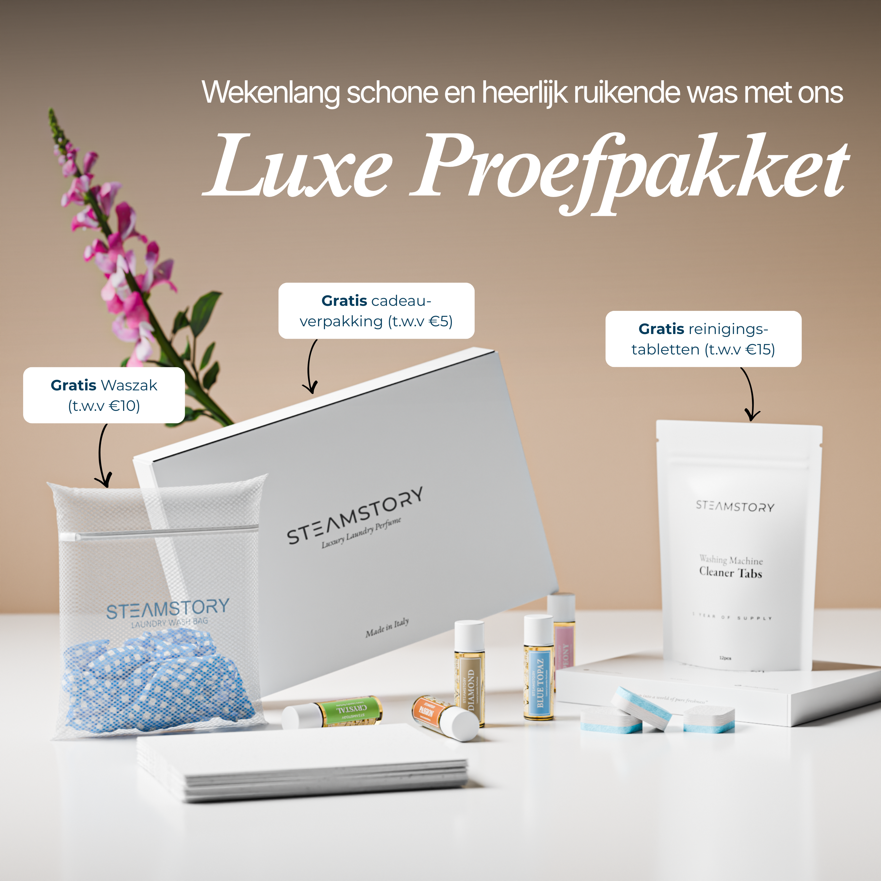 Trial Kit Laundry Perfume + Laundry Strips